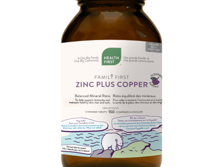 Family first - zinc plus copper : elderberry - 150 chewable tabs Supply