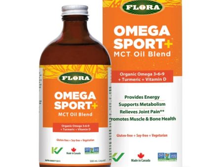 Flora - omega sport+ mct oil blend - 500 ml For Sale