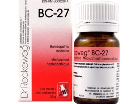 Dr. reckeweg 
- bc-27 20g - 200 tabs Discount