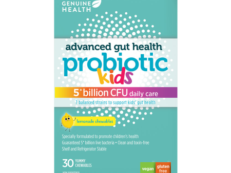 Genuine health - advanced gut health probiotics (5b) kids : limonade - 30 c. croq Online Hot Sale