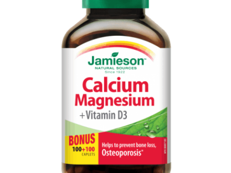 Jamieson - calcium magnesium + vitamin d3 For Discount