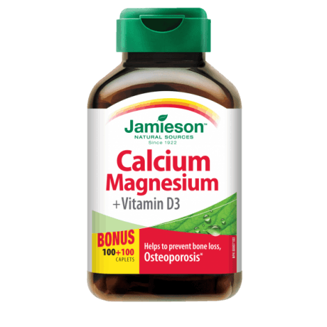 Jamieson - calcium magnesium + vitamin d3 For Discount