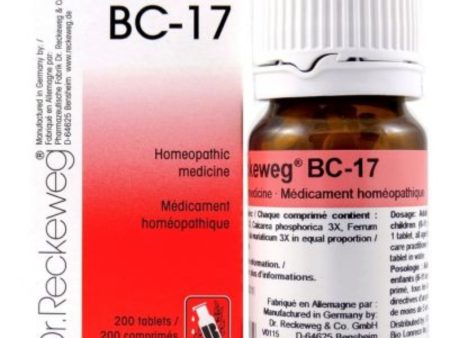 Dr. reckeweg 
- bc-17 20g - 200 tabs Online Sale