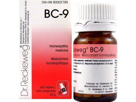 Dr. reckeweg 
- bc-9 20g - 200 tabs Sale