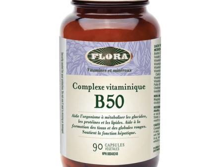 Flora - b50 vitamin complex - 90 vcaps Online Hot Sale