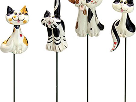 Exhart-Pence Pets Cat Plant Stake In Countertop Display Hot on Sale