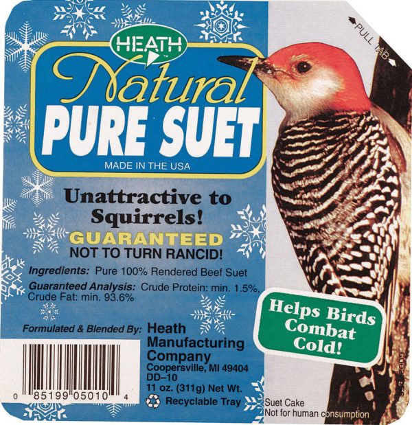 Heath Mfg Co            P - Natural Pure Suet Cake Fashion