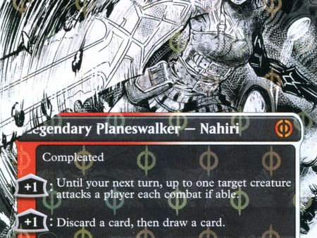 Nahiri, the Unforgiving (Borderless Manga Step-and-Compleat Foil) [Phyrexia: All Will Be One] For Cheap