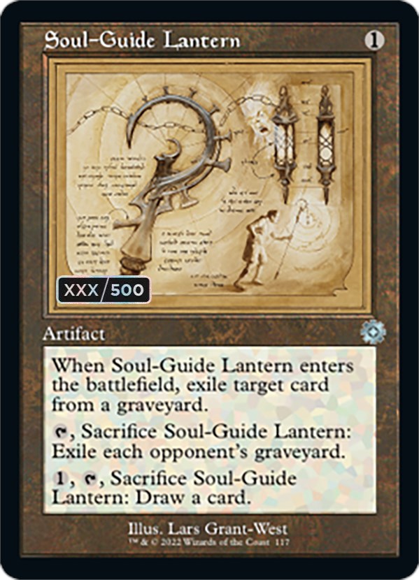 Soul-Guide Lantern (Retro Schematic) (Serial Numbered) [The Brothers  War Retro Artifacts] on Sale