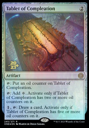 Tablet of Compleation [Phyrexia: All Will Be One Prerelease Promos] Online now